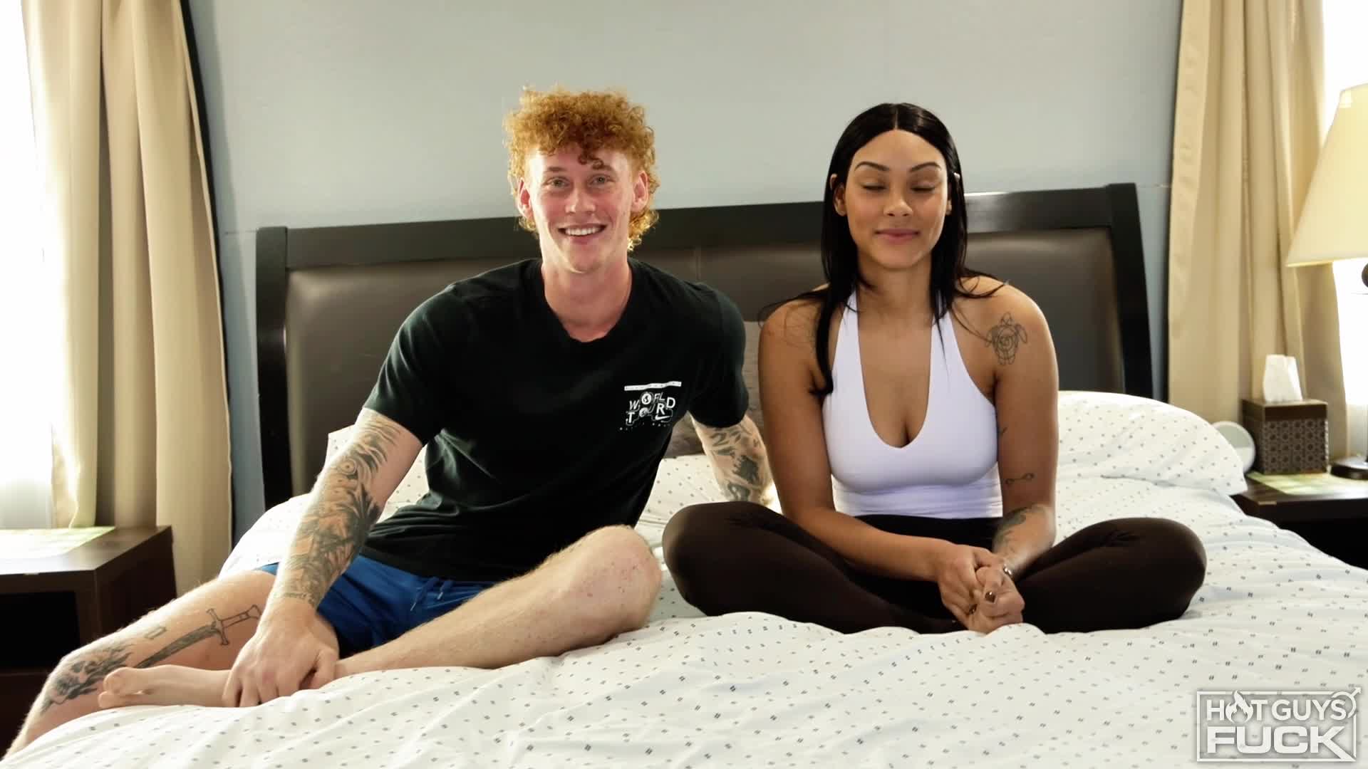 Fiery Red-Head Rax Sloan Delivers Big Cock to Jade Frost!