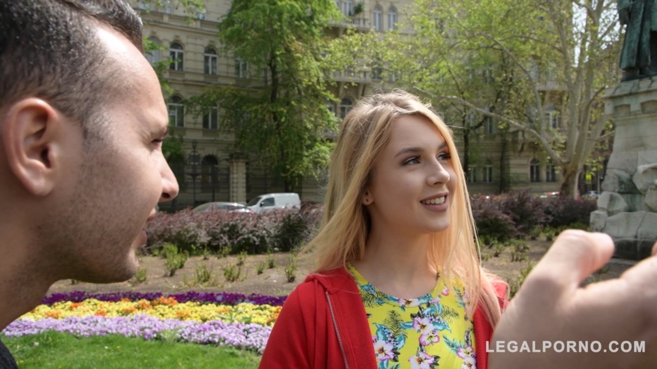 Petite schoolgirl Alecia Fox fucked balls deep by artist's thick boner GP705