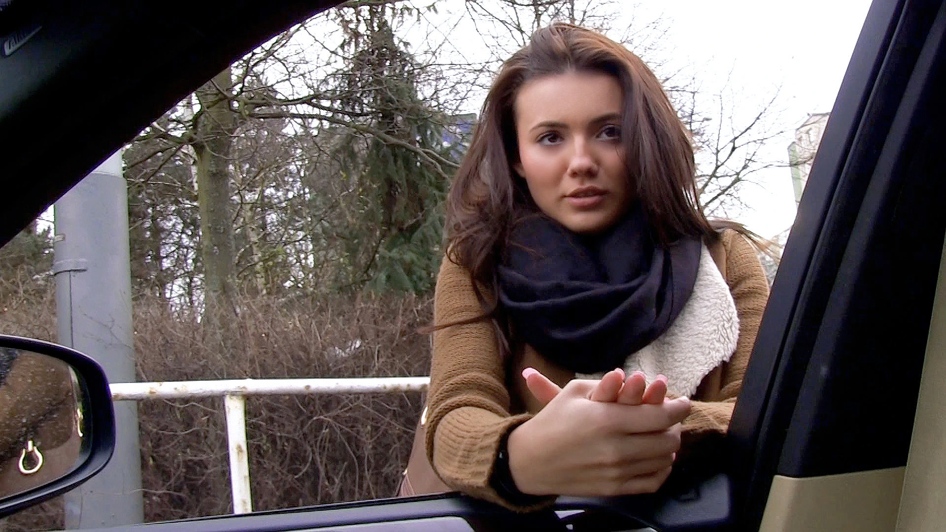 Pretty Hitchhiker Has a Nice Ass