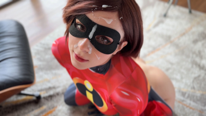 Elastigirl Fuck & Deepthroat till Facial - The Incredibles