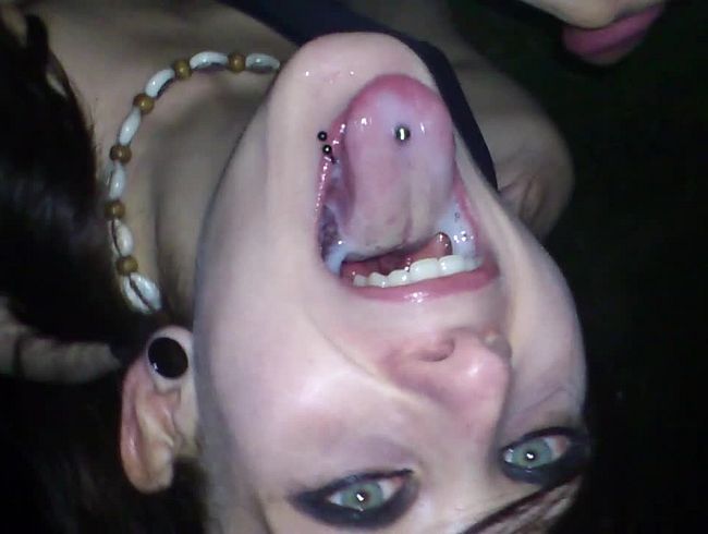 Yummi ! Cumshot on the cemetery
