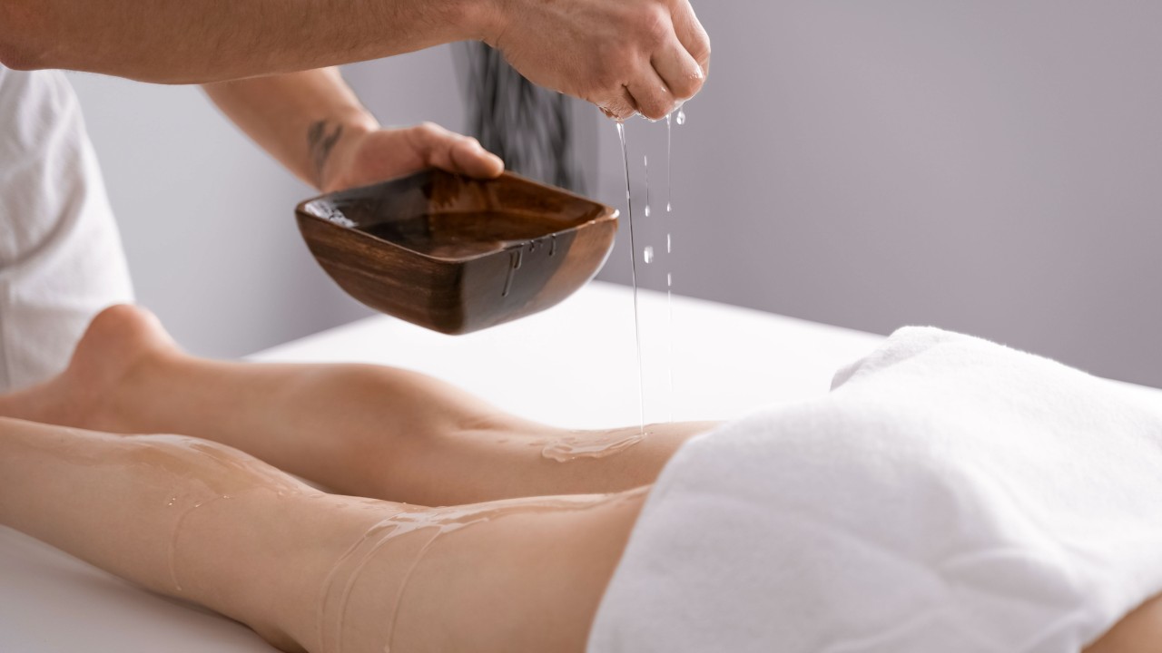 First massage fuck for Italian teen