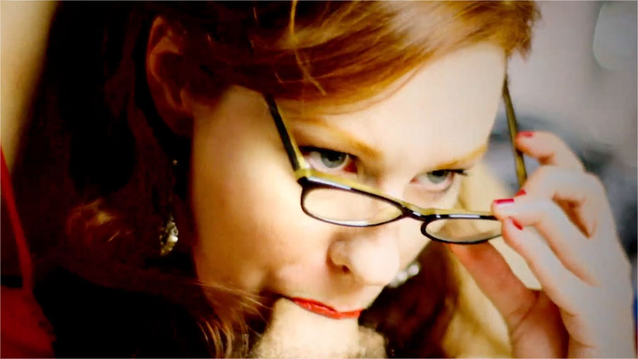 Passionate Blowjob In A Sexy Red Slip