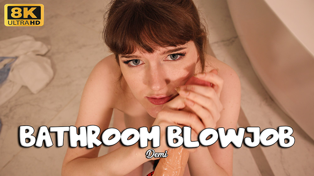 Bathroom Blowjob