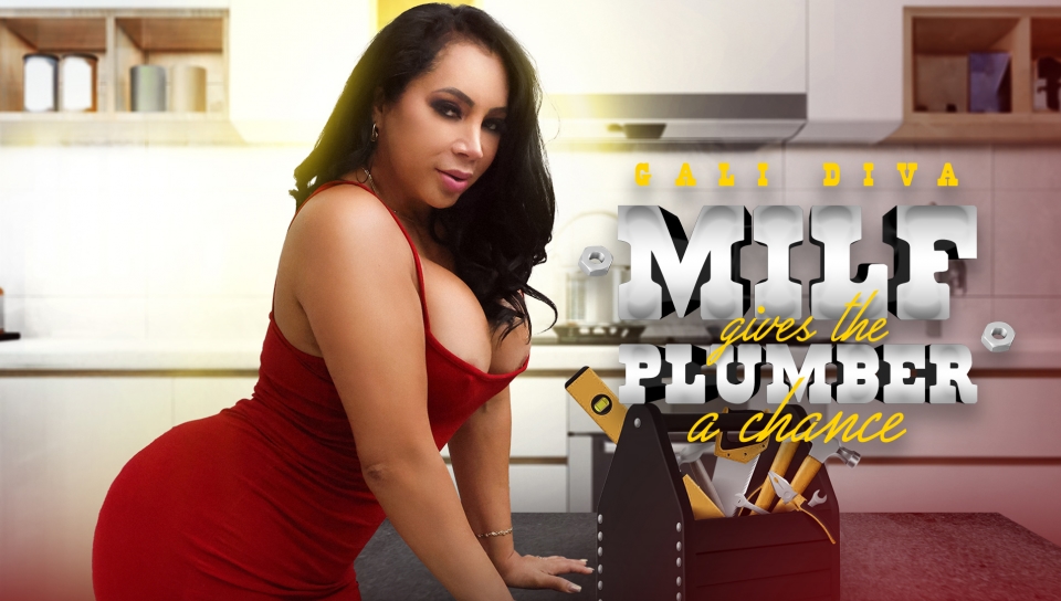 Milf give the plumber a chance