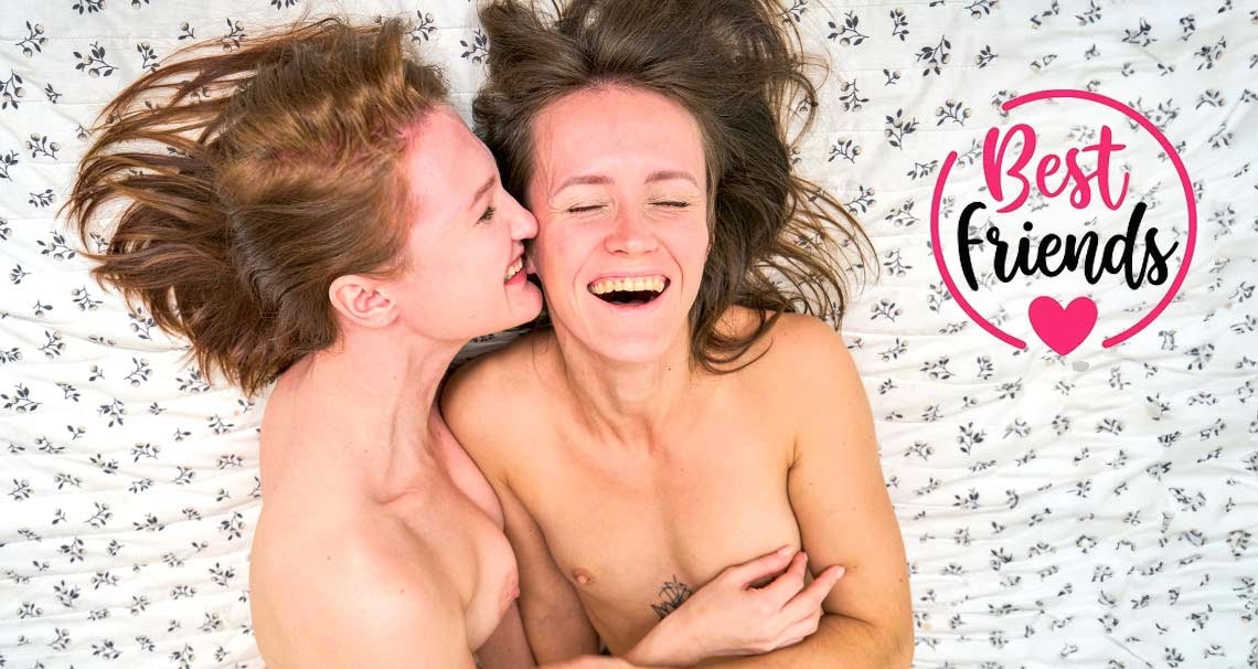 BFFs Eliza and Olivia scissoring