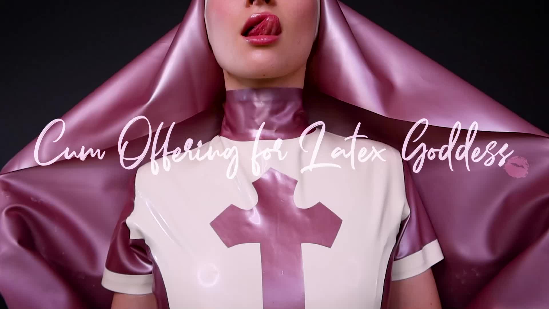 Cum Offering For Latex Goddess